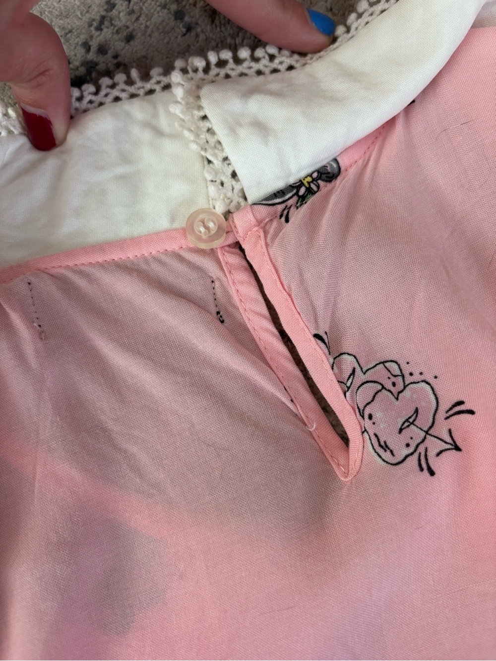 Iron Fist Pink Cat Print Mini Dress View 3